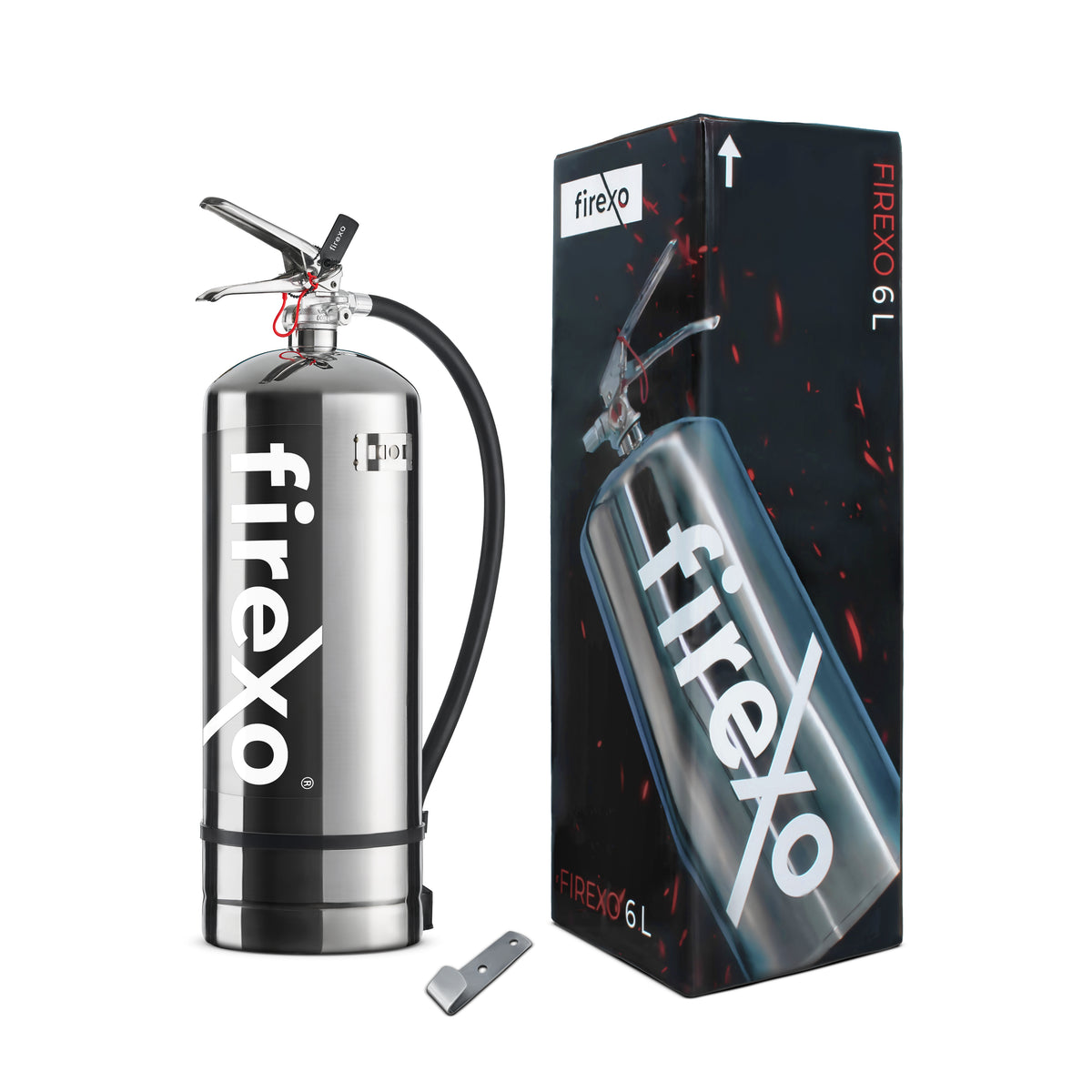 Firexo Stainless Steel 6 Litre ALL FIRES Extinguisher