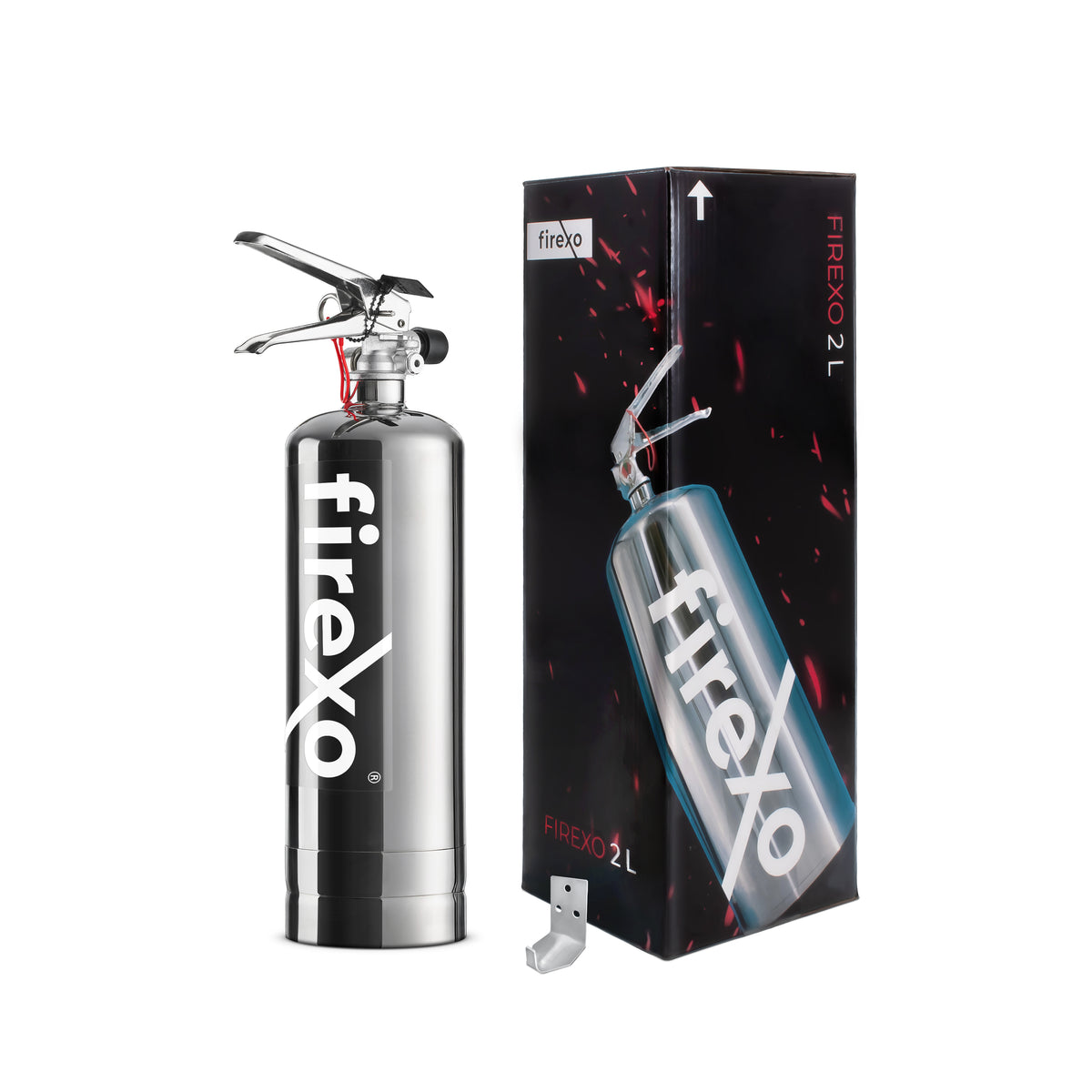 Firexo Stainless Steel 2 Litre ALL FIRES Extinguisher